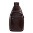 Piquadro Blue Square Mono Sling iPad Pro 9.7"/ iPad 11" mahogany brown