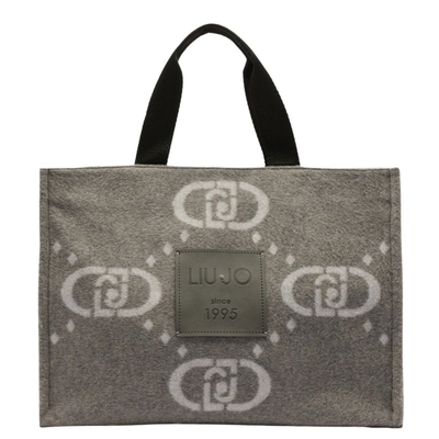 Liu Jo Logo Bag grey cloud