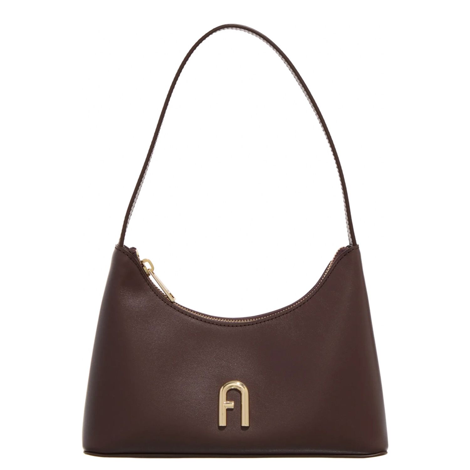 Furla schoudertas bruin