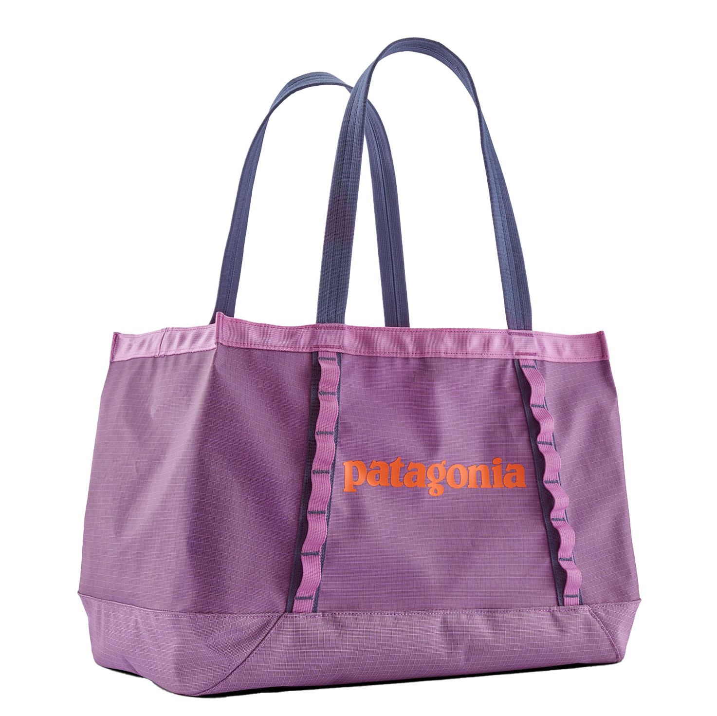 Patagonia Black Hole handtas zwart en paars