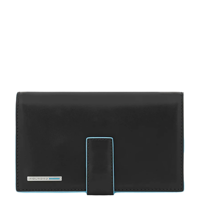 Piquadro Blue Square Women Wallet black