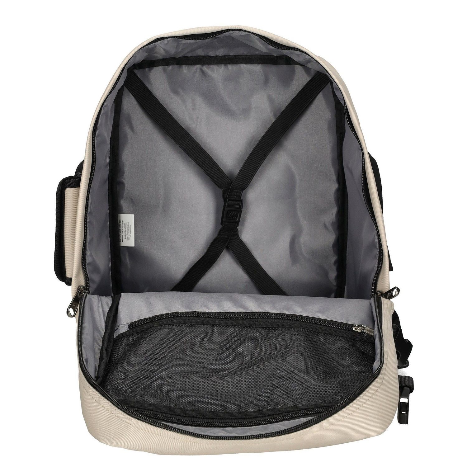 Enrico Benetti Handbagage koffers beige en bruin