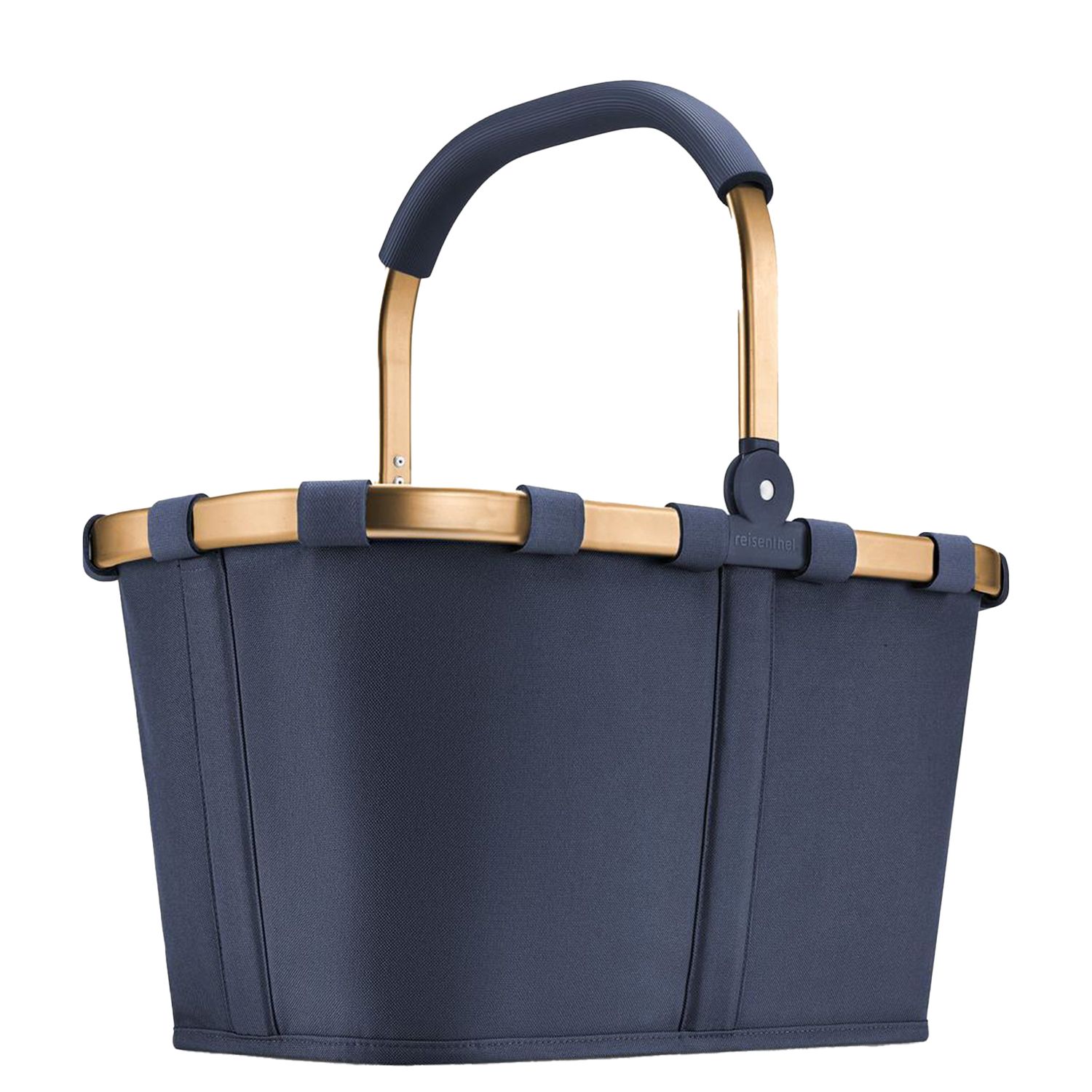Reisenthel shopper blauw en goud
