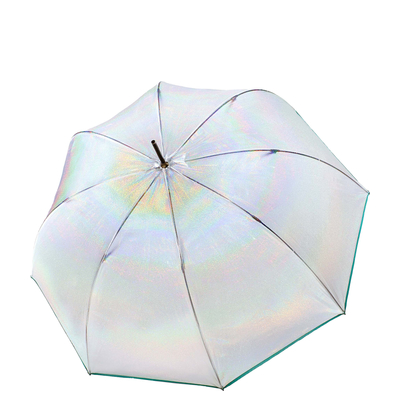 Knirps C.760 Stick Transparent stardust agave