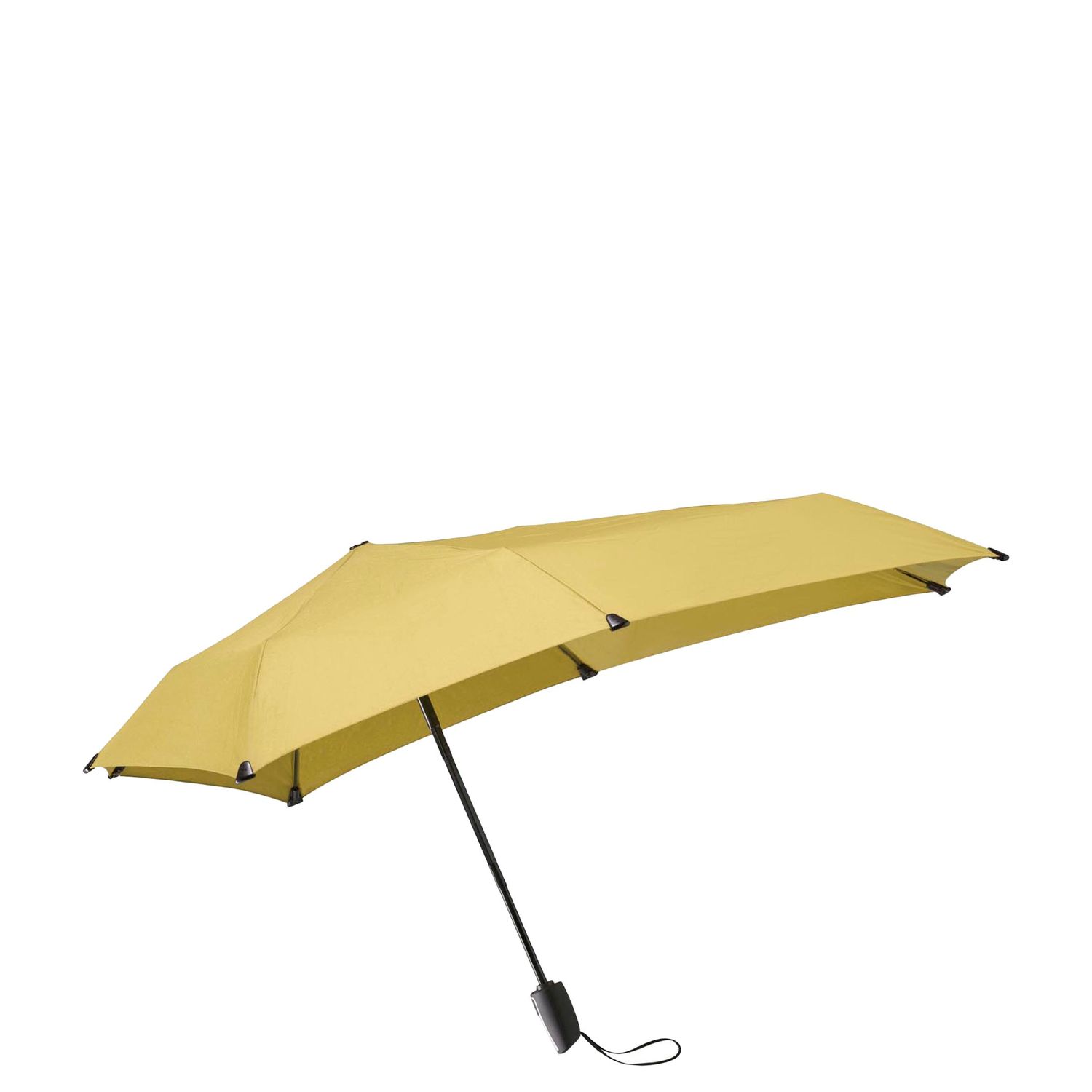 Senz Mini Automatic Foldable Storm Umbrella dusky citron paraplu