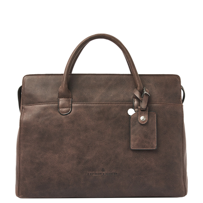 Castelijn & Beerens Cavallo Laptopbag RFID 15.6" mocca