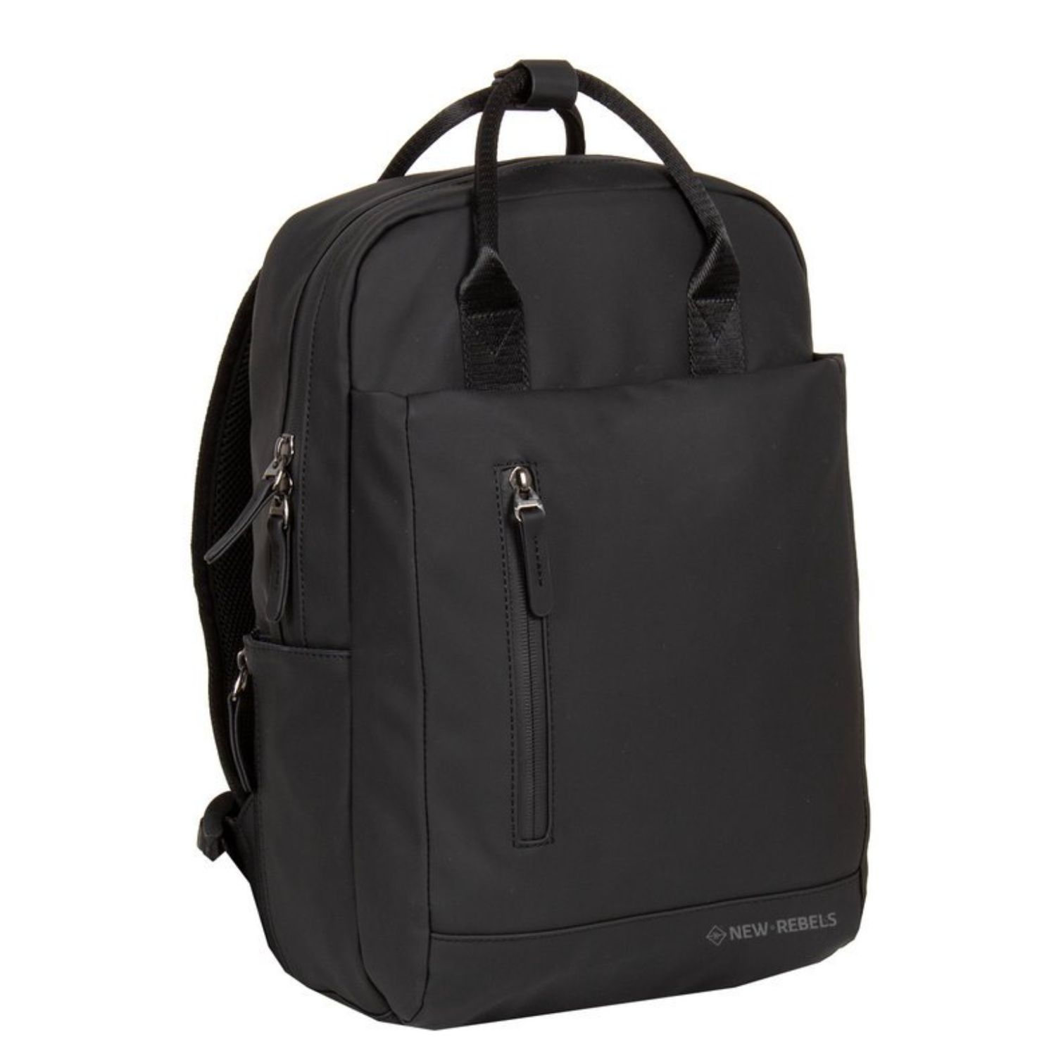 New Rebels Harper Miami Zwart 10L Rugzak Waterafstotend Laptop 13