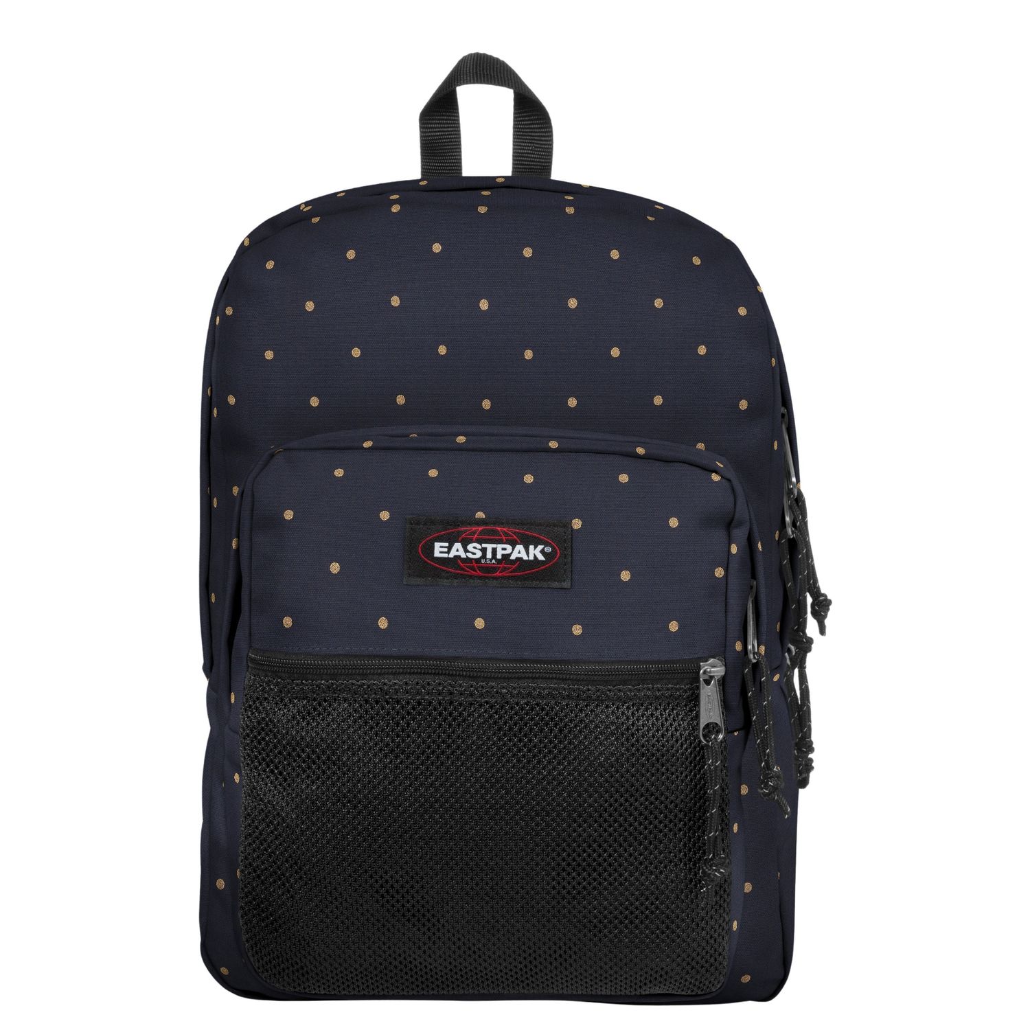 Eastpak Pinnacle rugzak blauw en goud