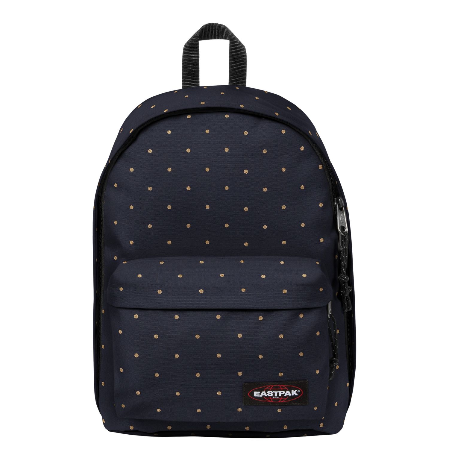 Eastpak Out of Office rugzak blauw en goud