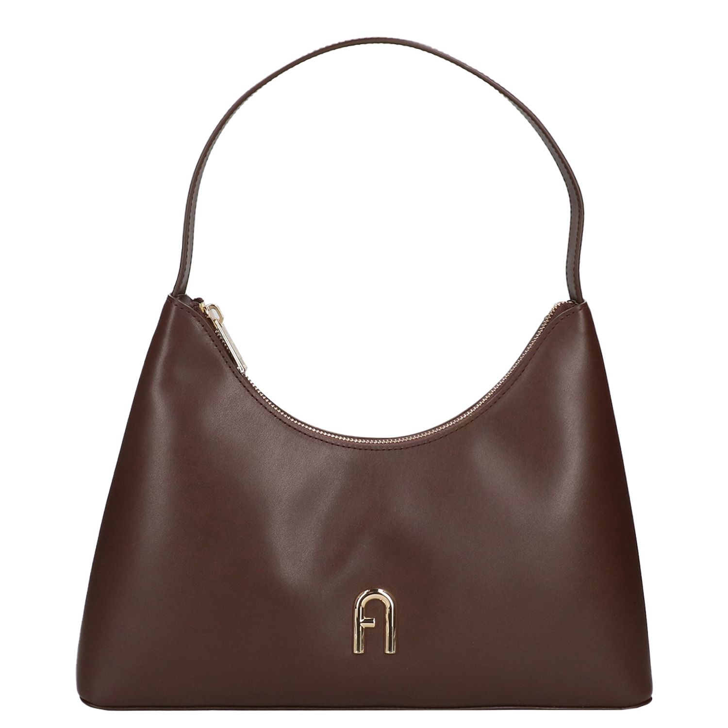 Furla schoudertas bruin