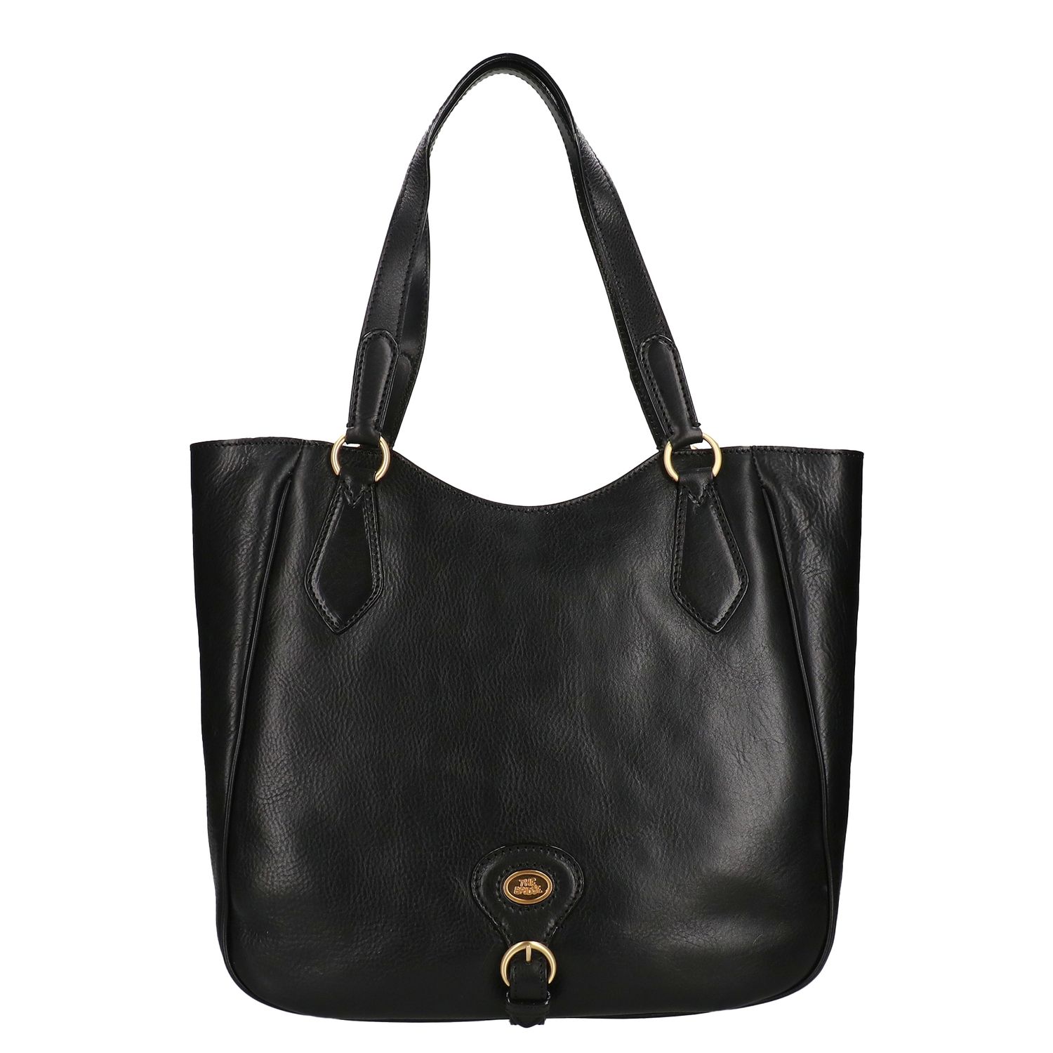 The Bridge shopper zwart en beige