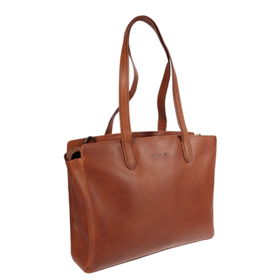 Plevier Burns Laptopbag 14-16" cognac