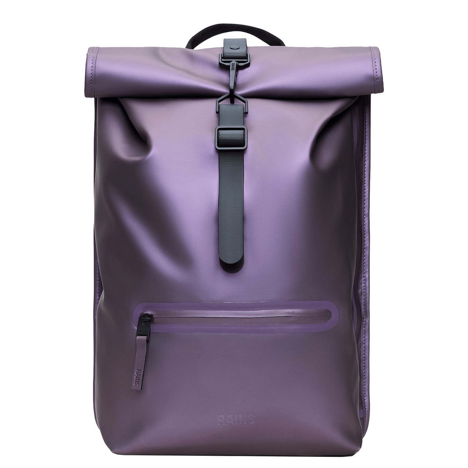Rains Rolltop Rucksack rugzak paars