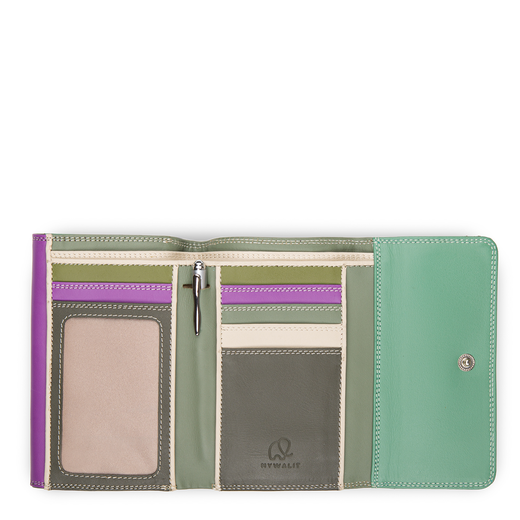 Mywalit Double Flap Purse Wallet orchid 250-189 | Travelbags.nl