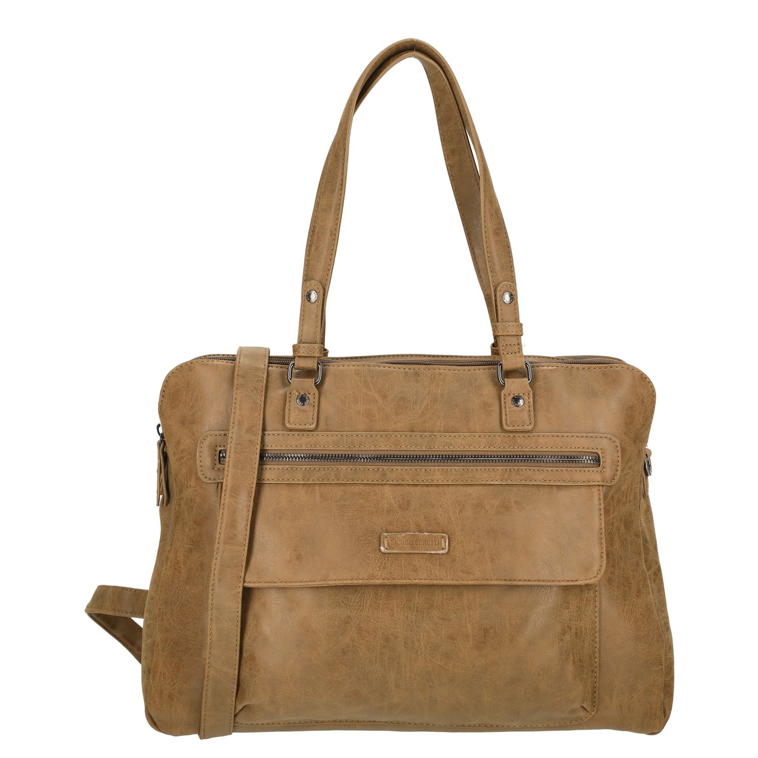 Enrico Benetti Nouméa schoudertas bruin en beige