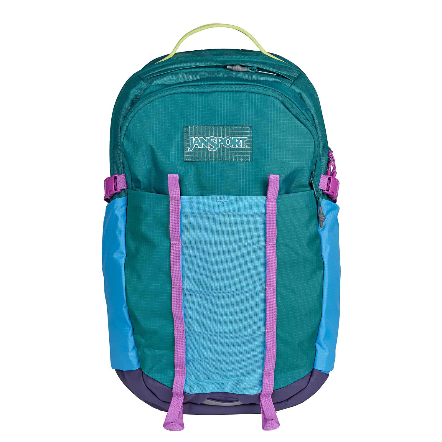 Jansport rugzak groen en multicolor