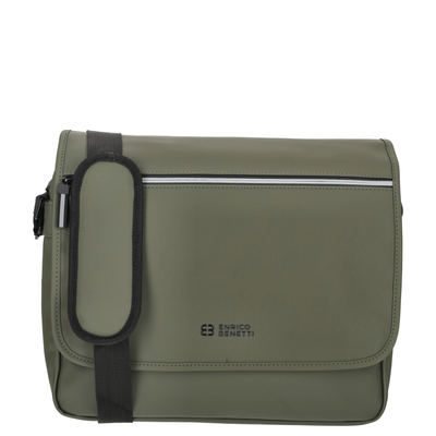 Enrico Benetti Bergen Waterproof Laptop Shoulderbag 15" olive