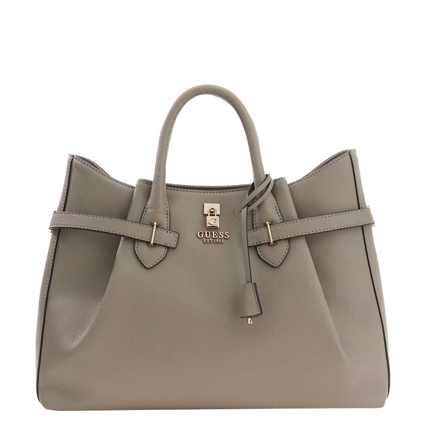 Guess schoudertas grijs en taupe