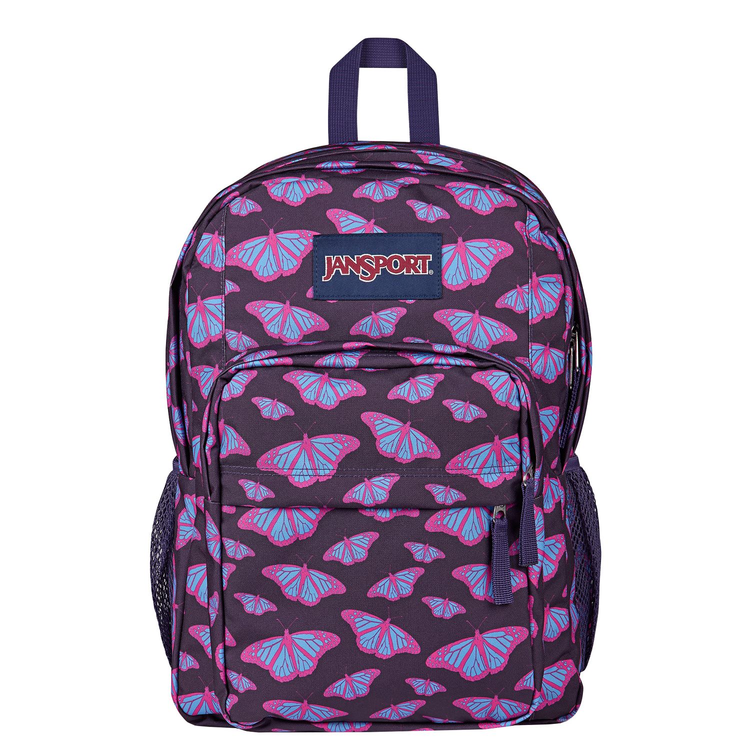 Jansport rugzak paars en multicolor