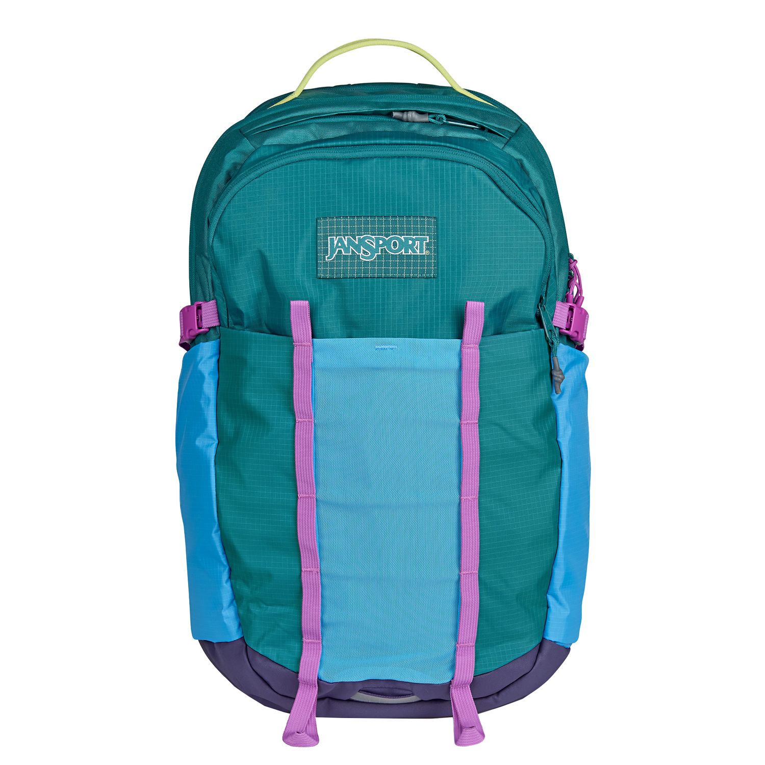 Jansport rugzak groen en multicolor