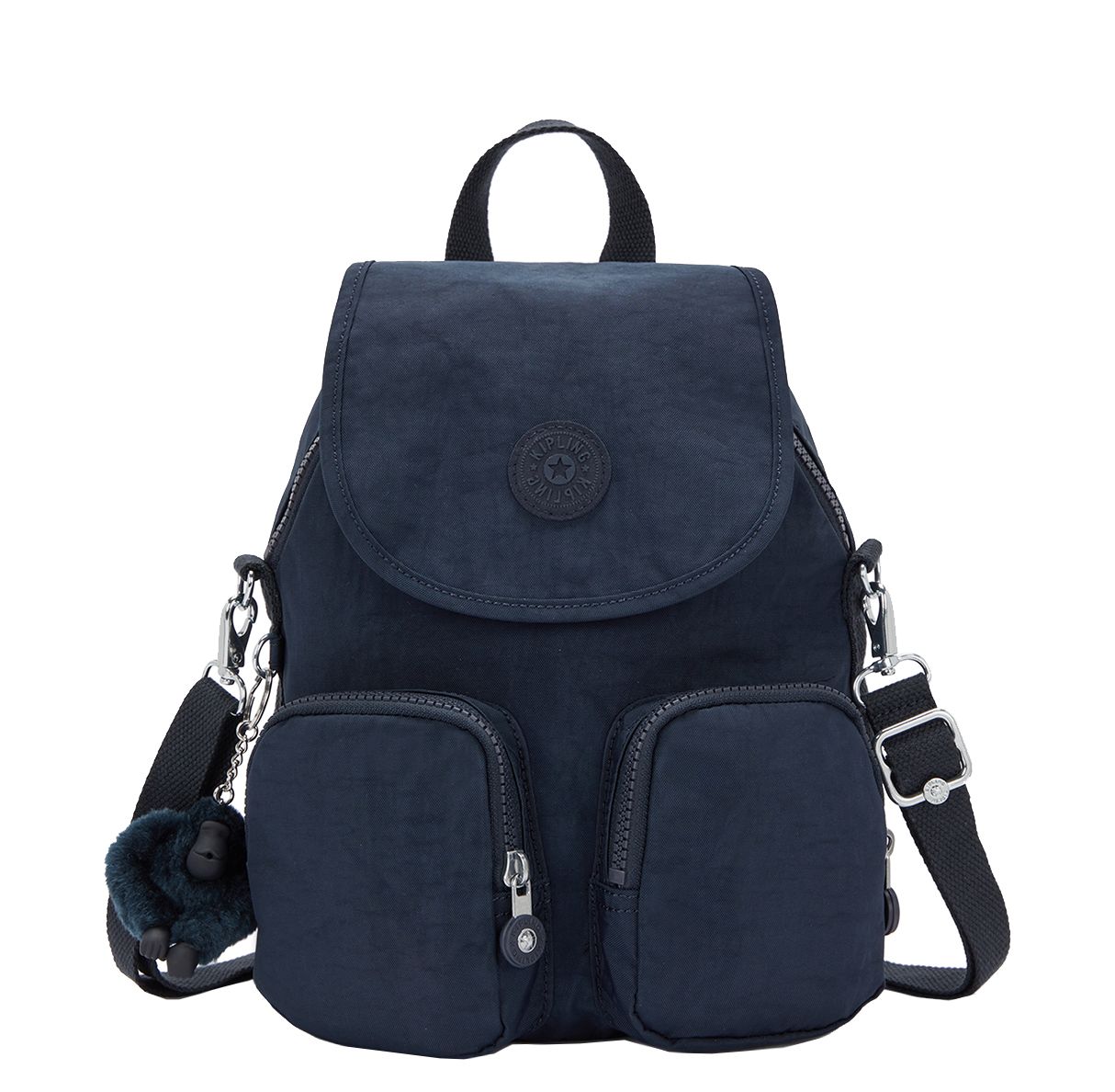 Kipling Firefly Up Rugzak blue bleu 2 Damestas