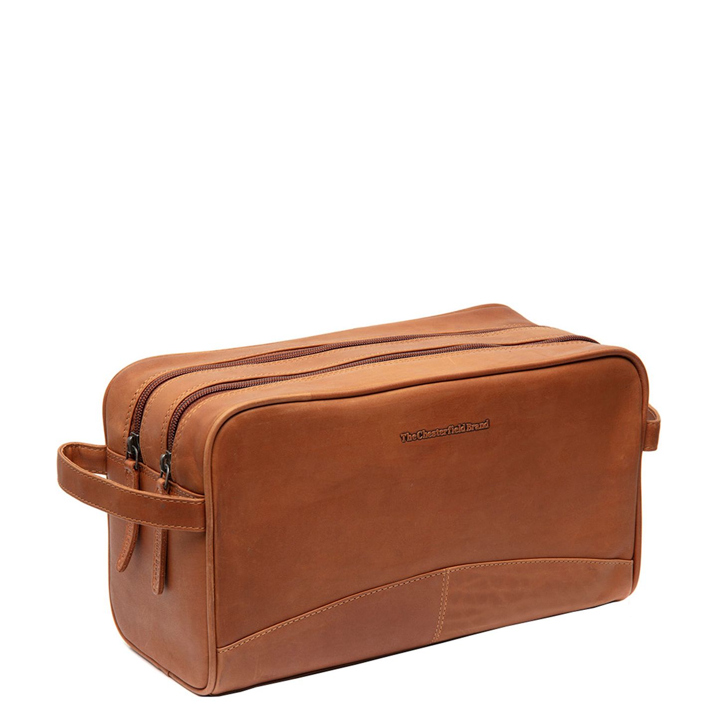 The Chesterfield Brand Stefan Toiletbag cognac toilettas
