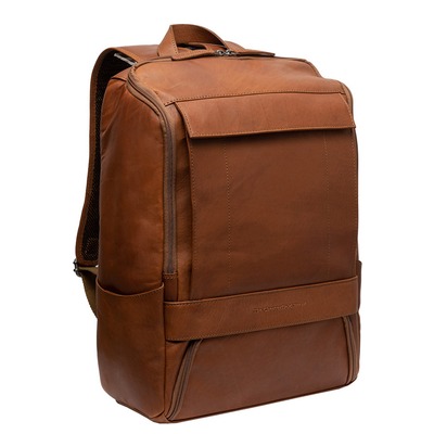 The Chesterfield Brand Rich Laptop Backpack cognac