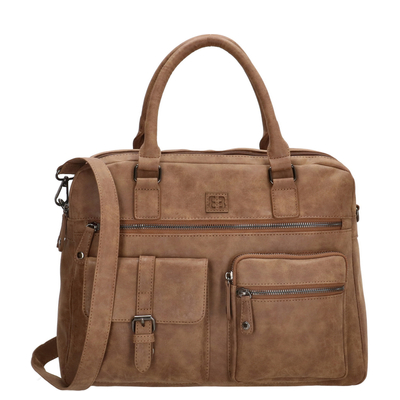 Enrico Benetti Ardèche Laptop Handtas 15" camel