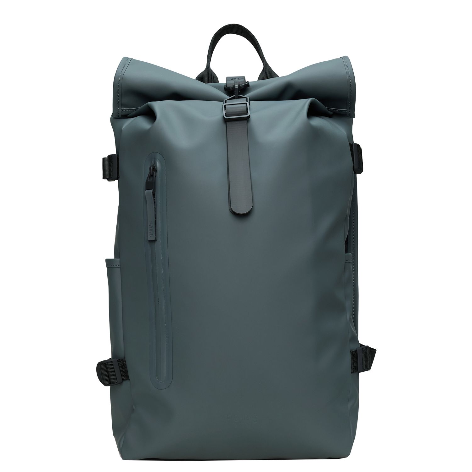 Rains Rolltop Rucksack rugzak grijs