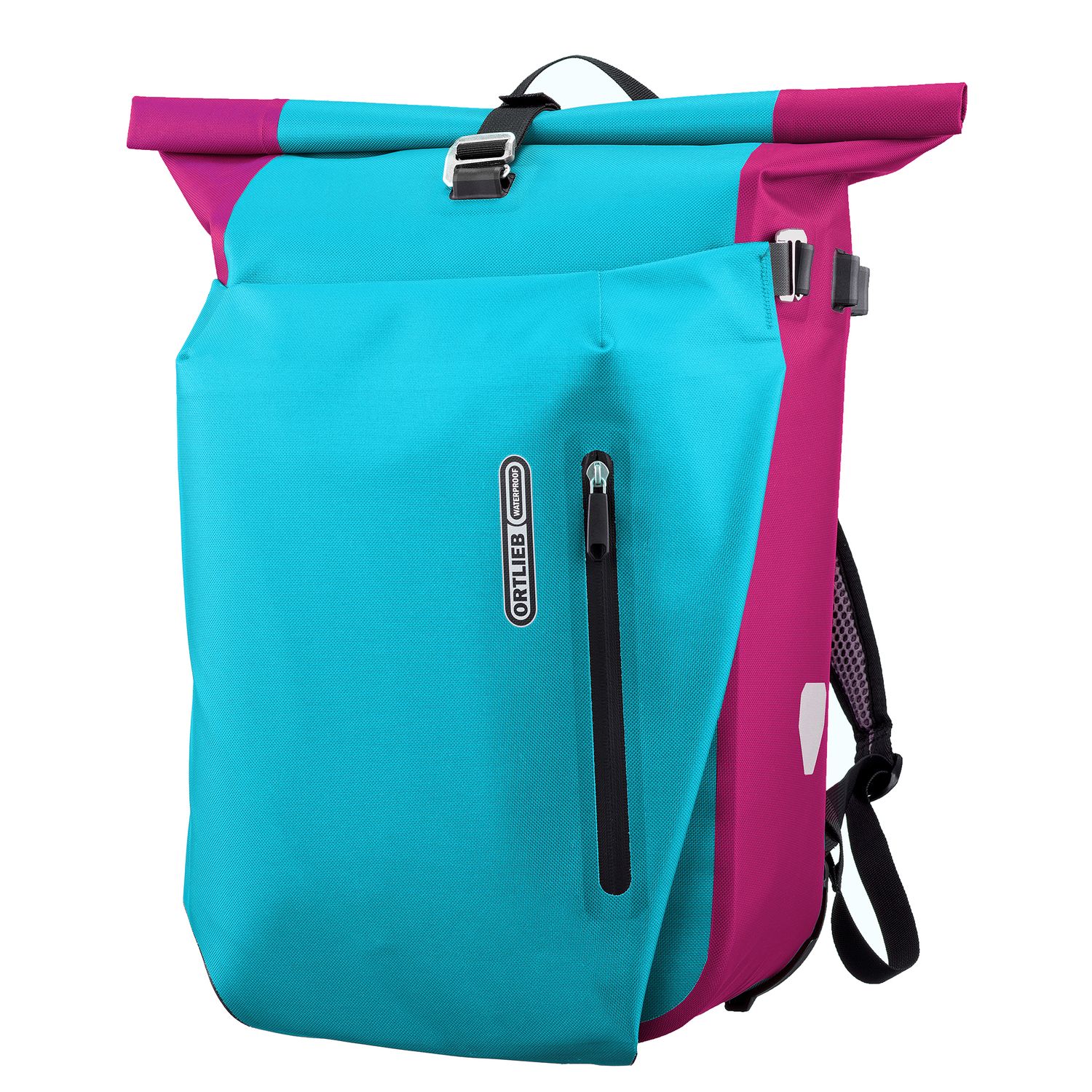 Ortlieb daypack blauw, roze en multicolor
