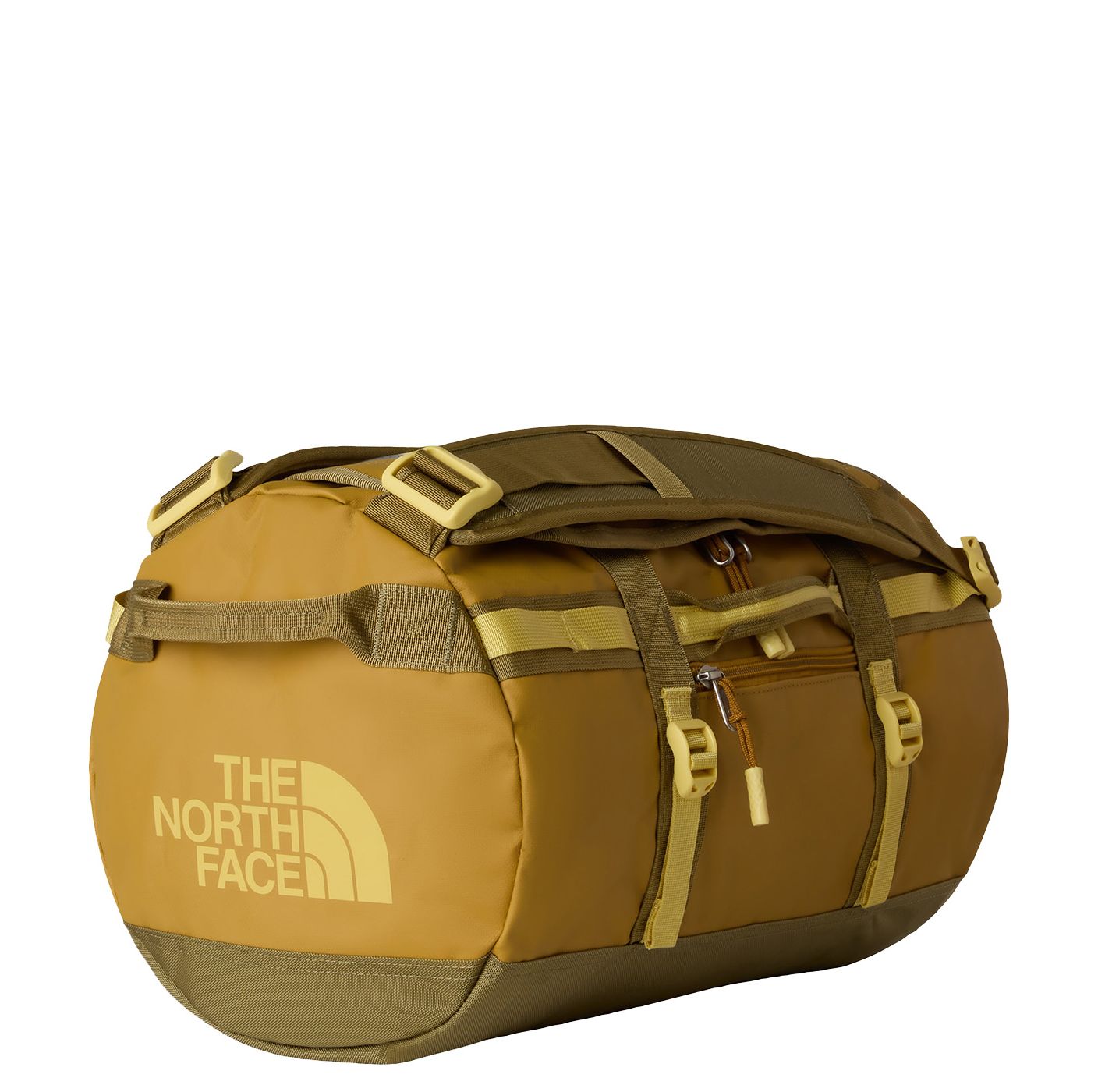 The North Face Base Camp Duffel weekendtas bruin en geel