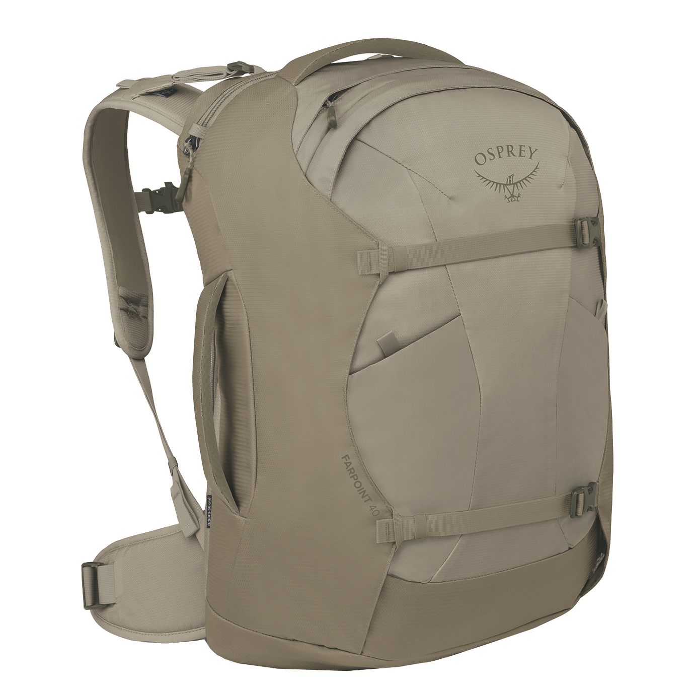 Osprey Farpoint 40 reistas beige