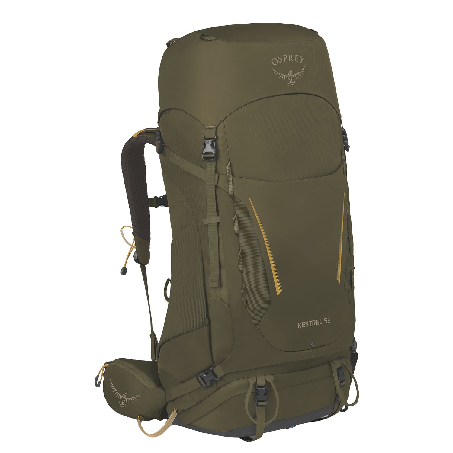 Osprey Kestrel 58 rugzak groen