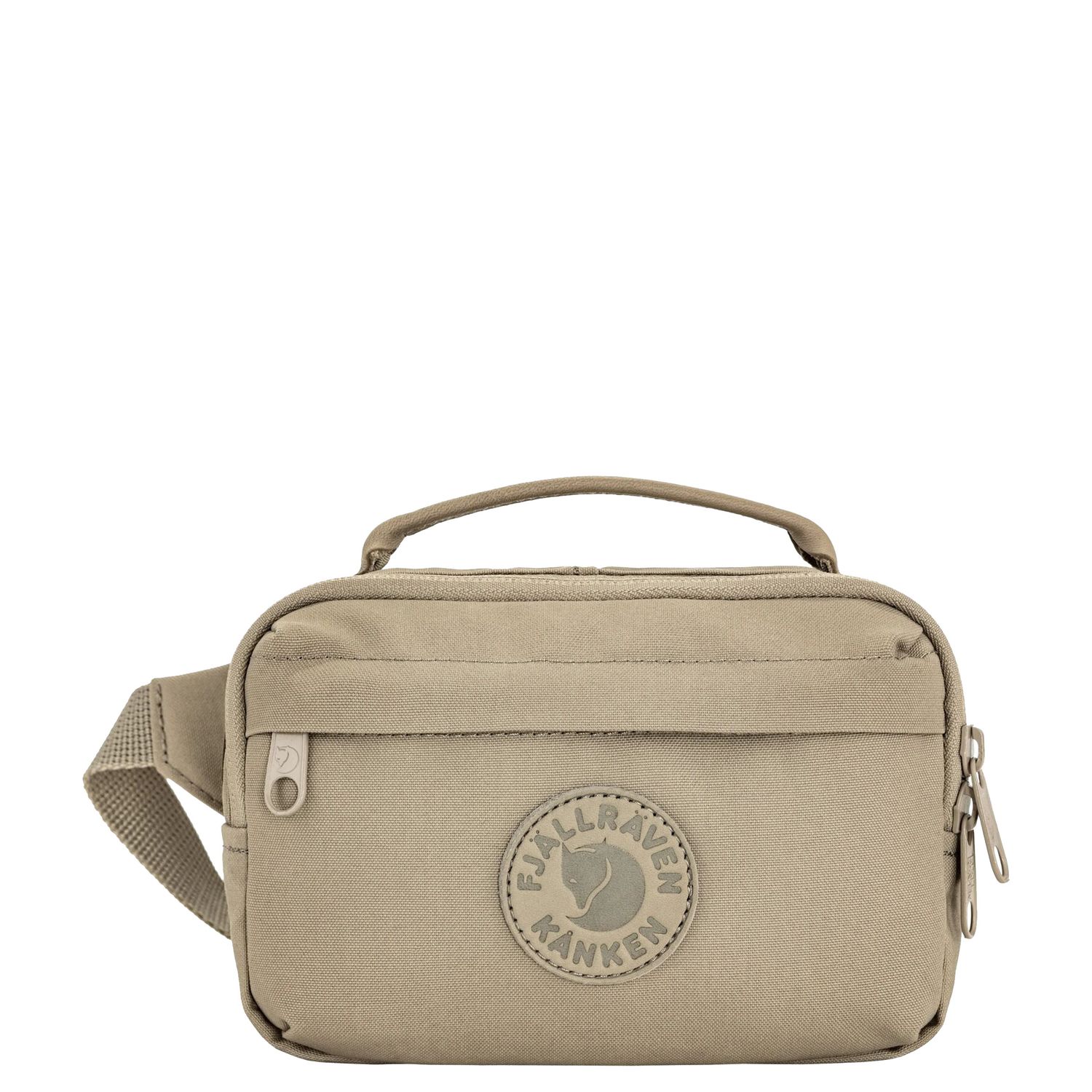 Fjällräven Kanken heuptas grijs en taupe