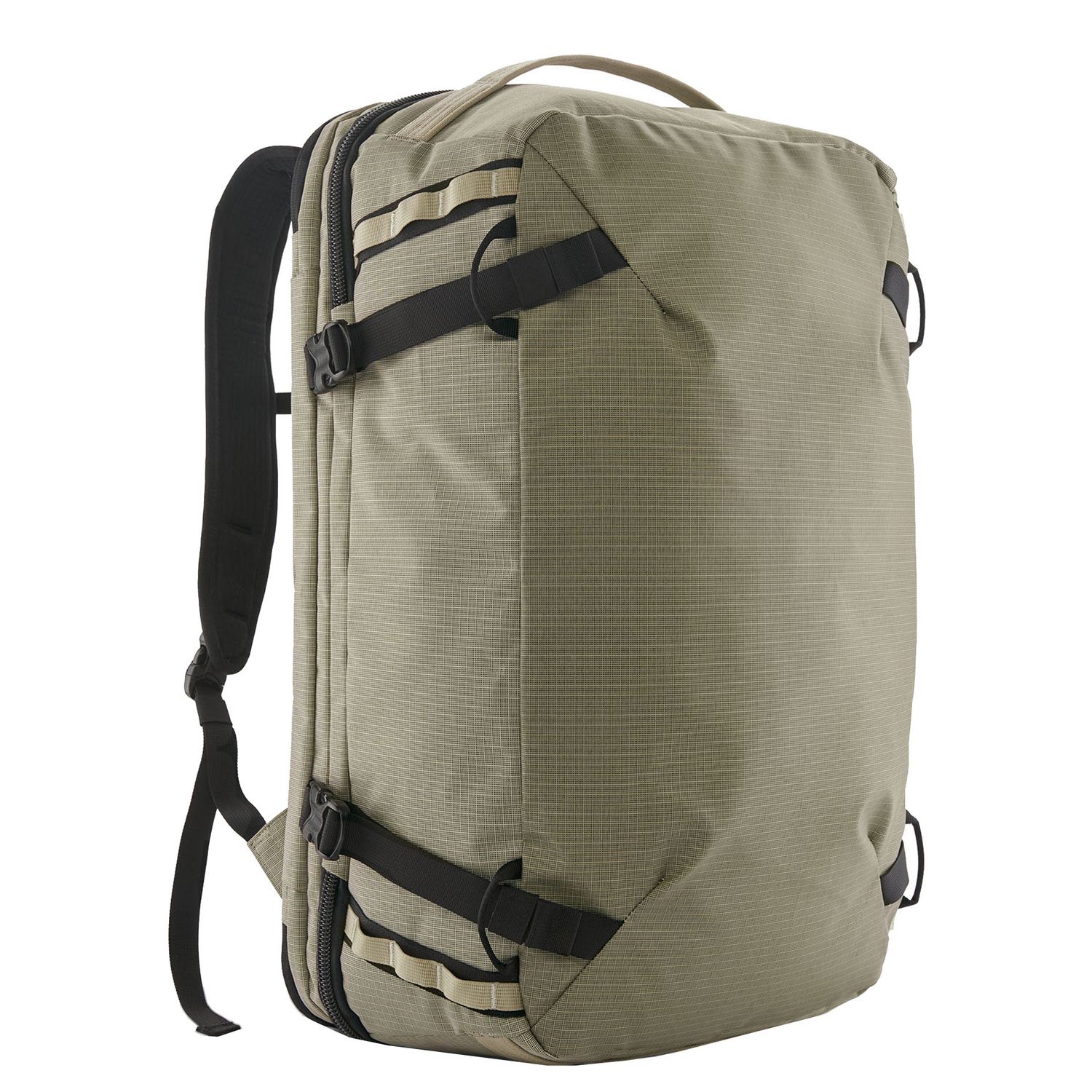 Patagonia Black Hole weekendtas zwart en beige
