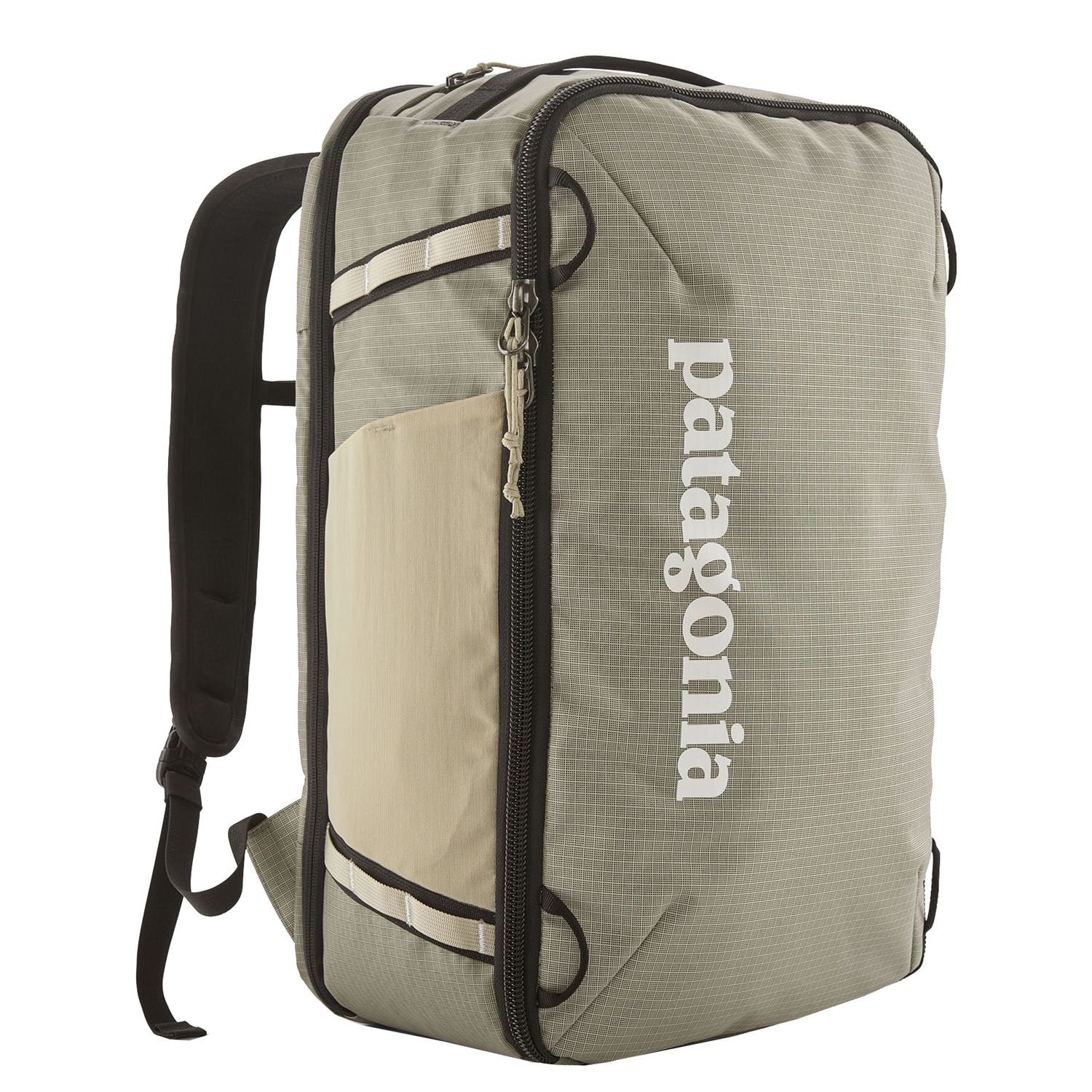 Patagonia Black Hole rugzak zwart en beige