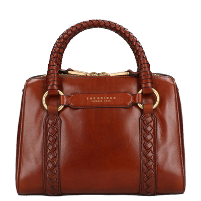 The Bridge Laura Handbag W/Shoulder Bag marrone