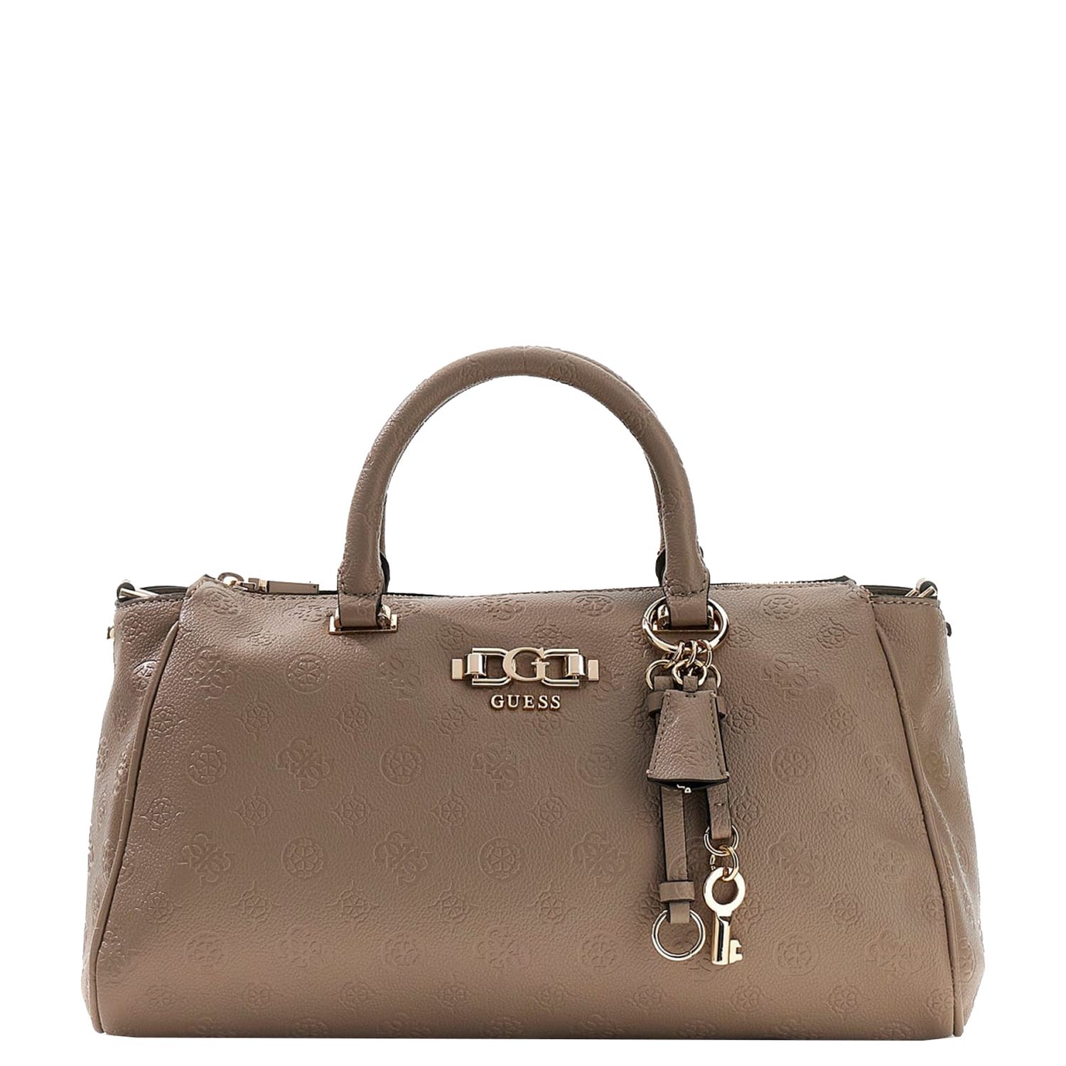 Guess schoudertas grijs en taupe