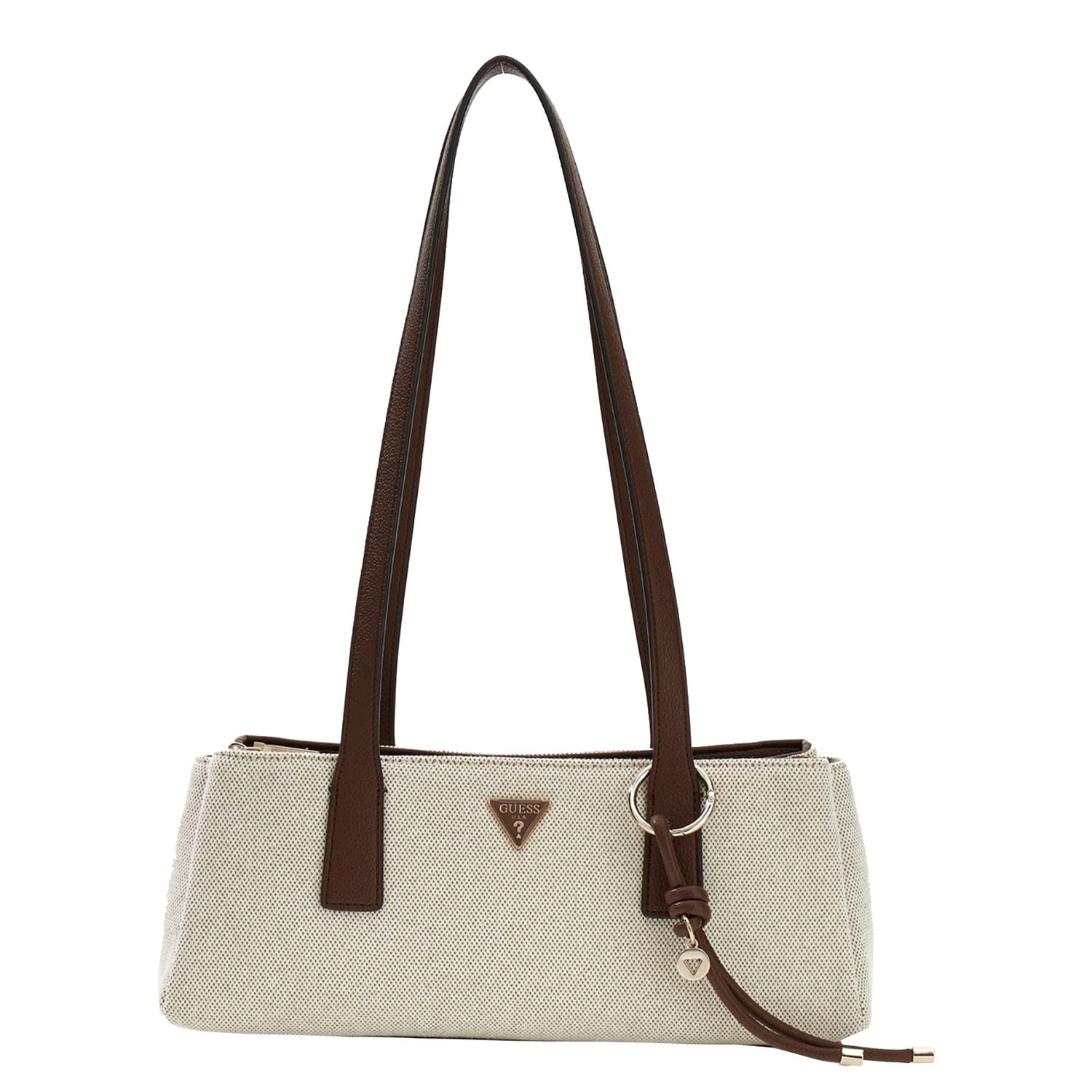 Guess schoudertas bruin en multicolor