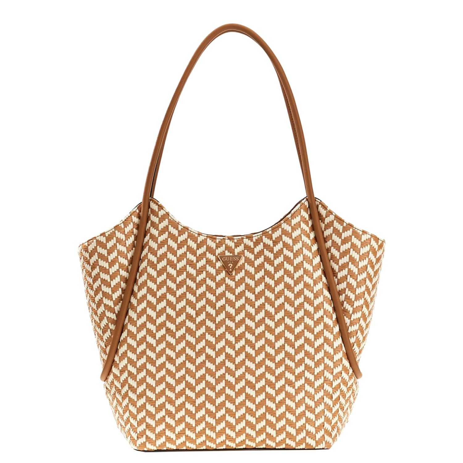 Guess schoudertas multicolor en bruin