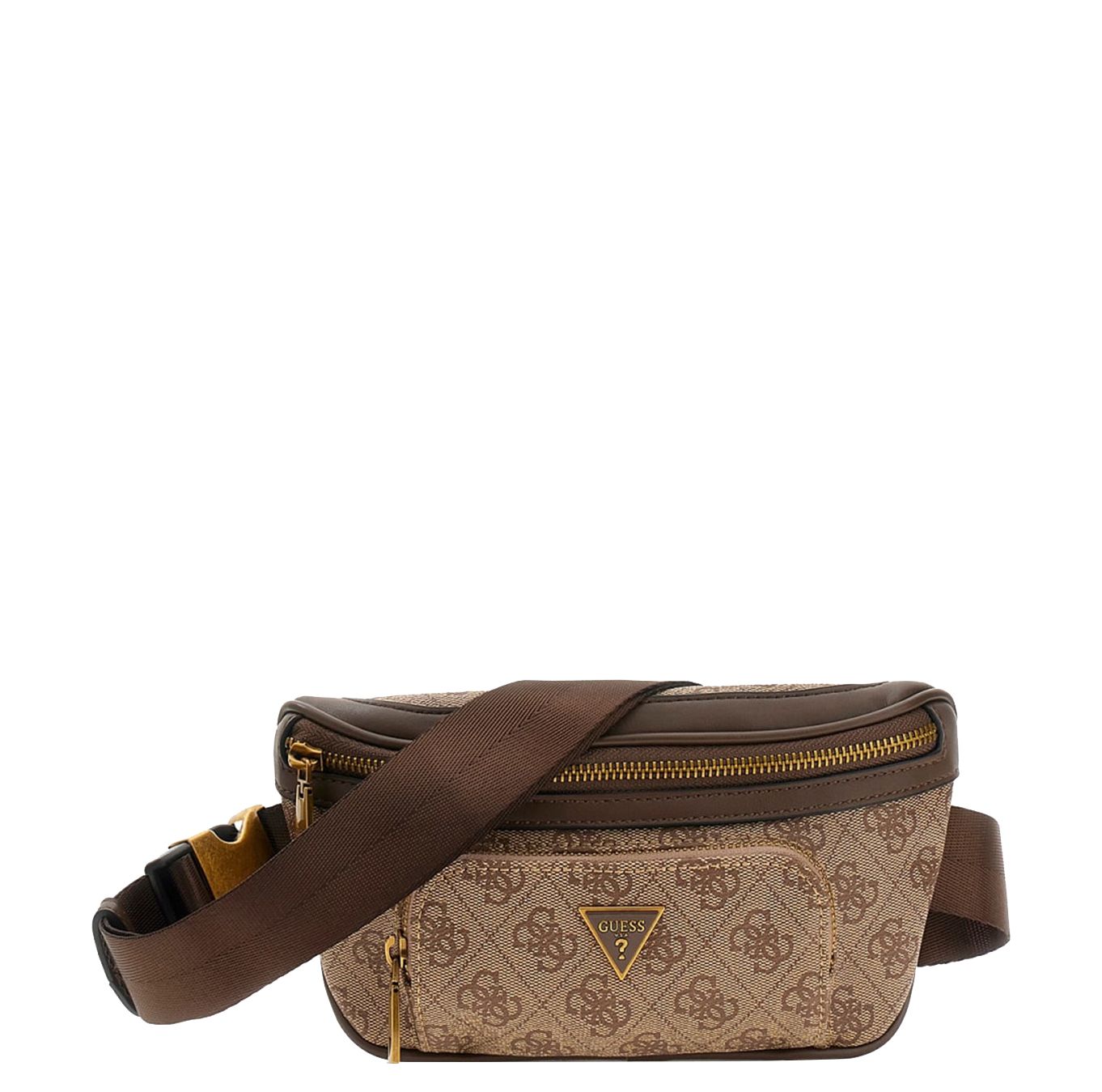 Guess crossbodytas bruin, beige en multicolor