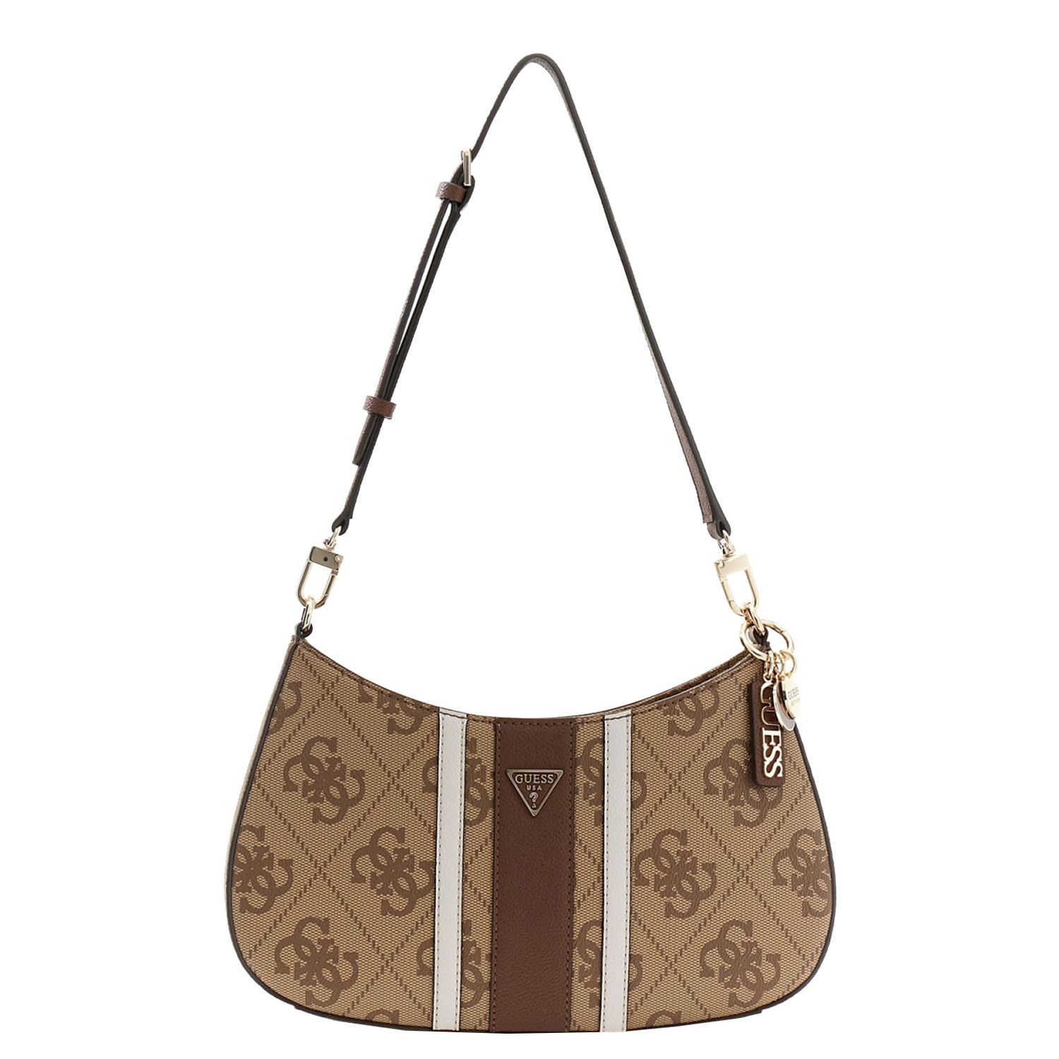 Guess Noelle schoudertas bruin