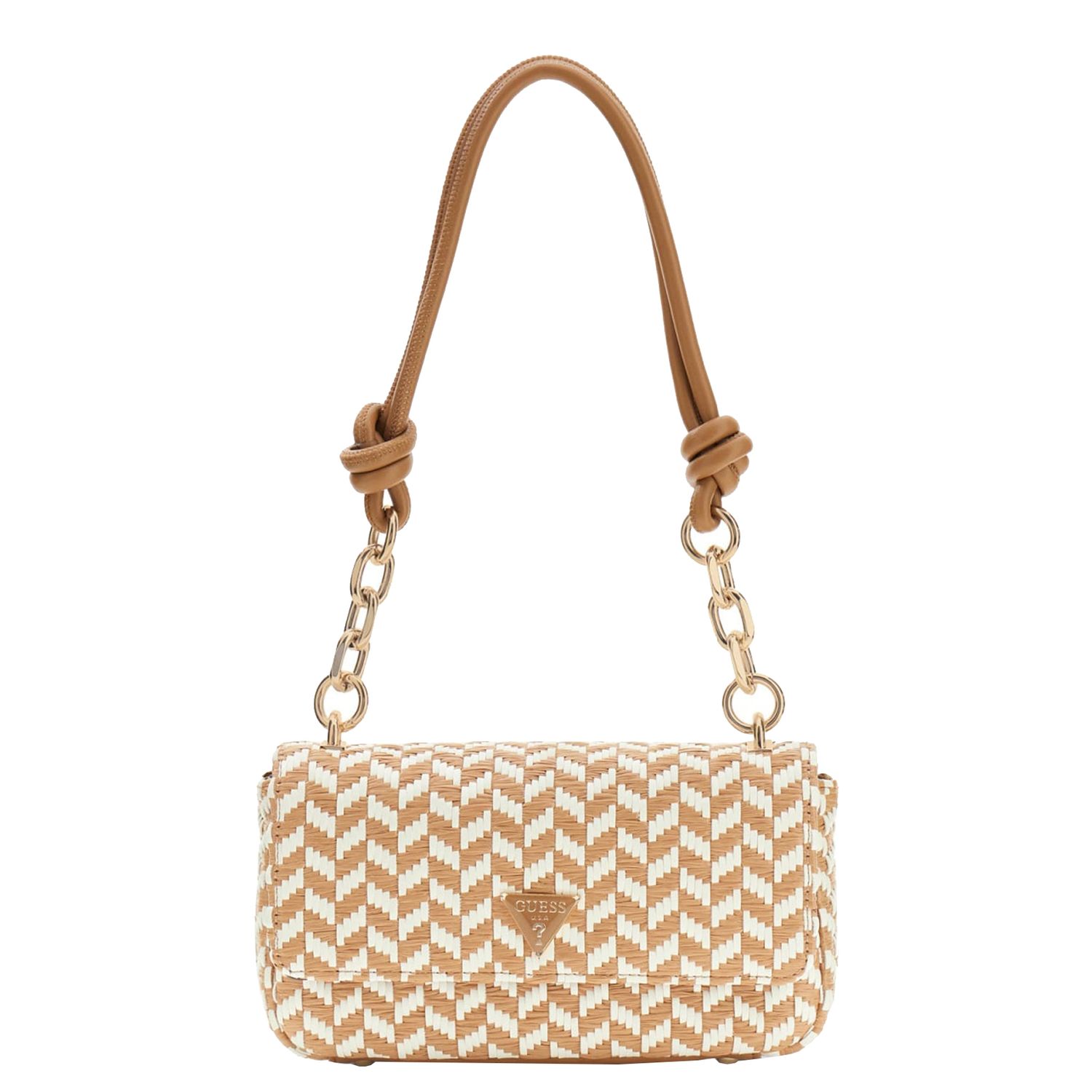 Guess schoudertas multicolor en bruin