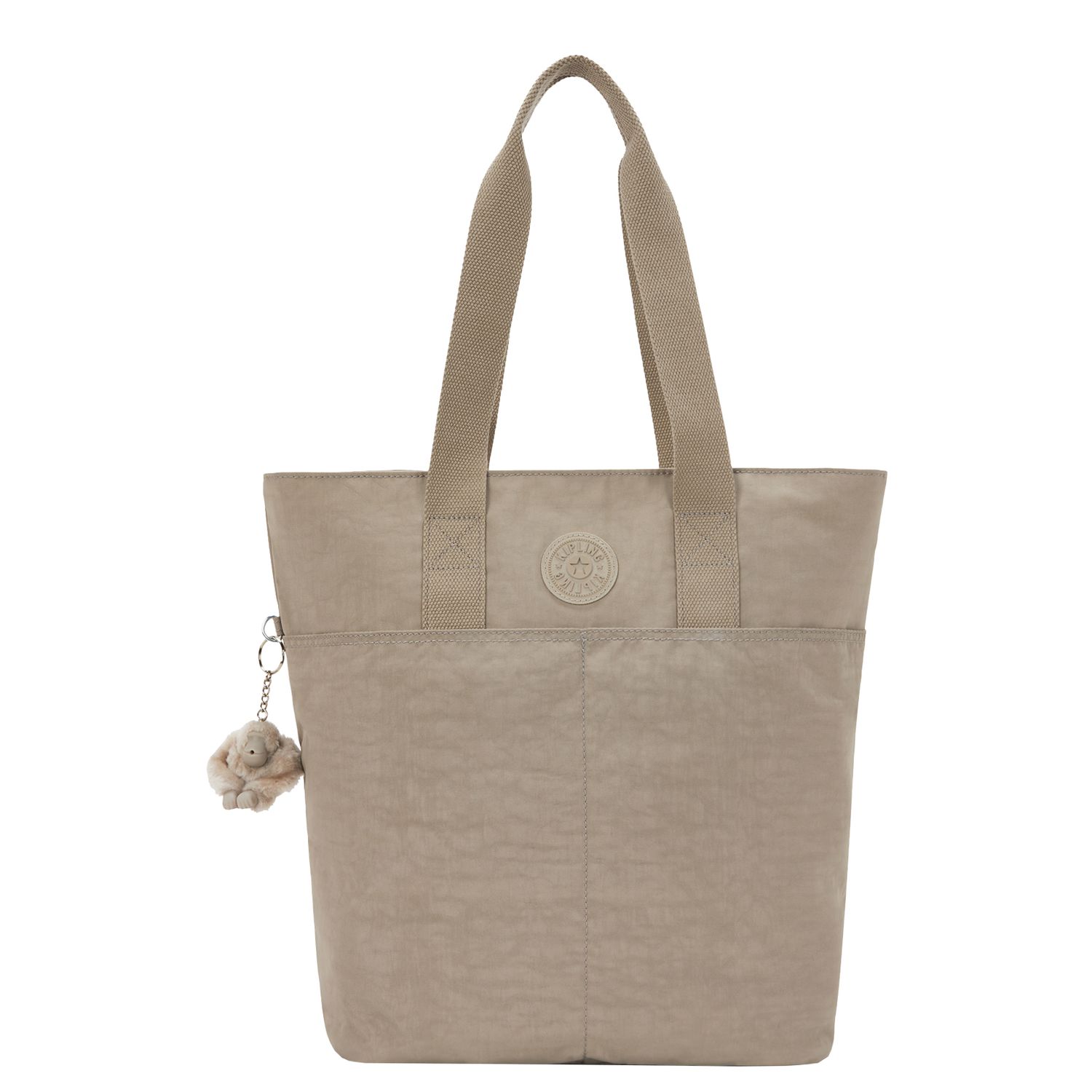 Kipling laptoptas grijs en taupe