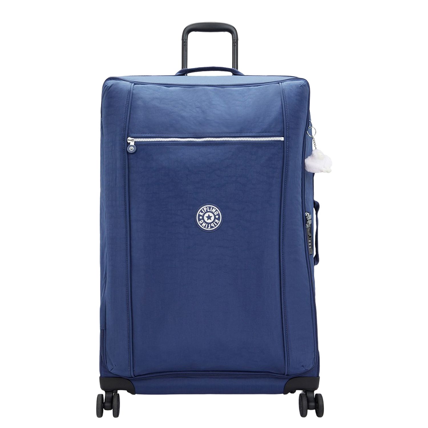 Kipling Jet L casual blue combo zachte koffer