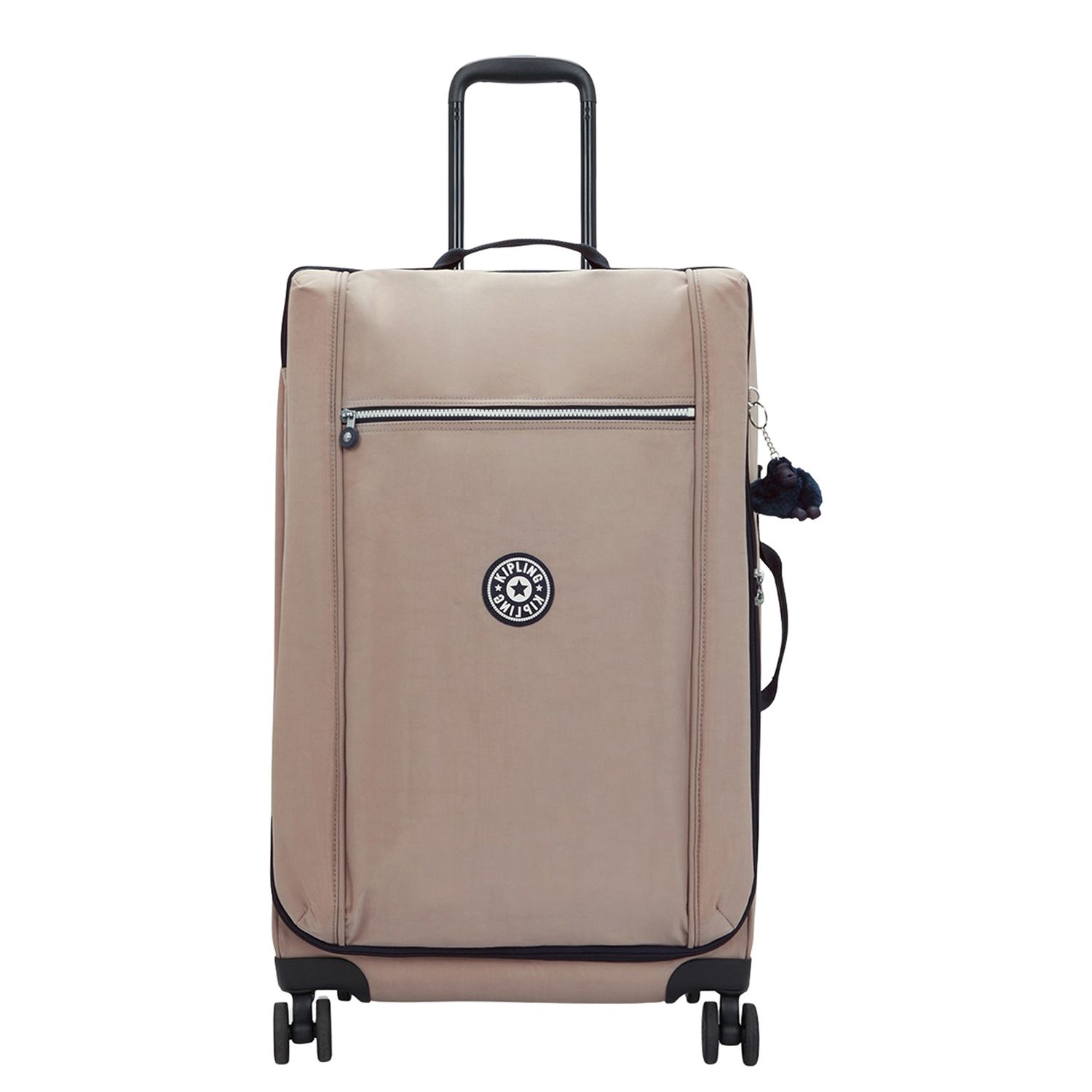 Kipling Jet M soft taupe combo zachte koffer