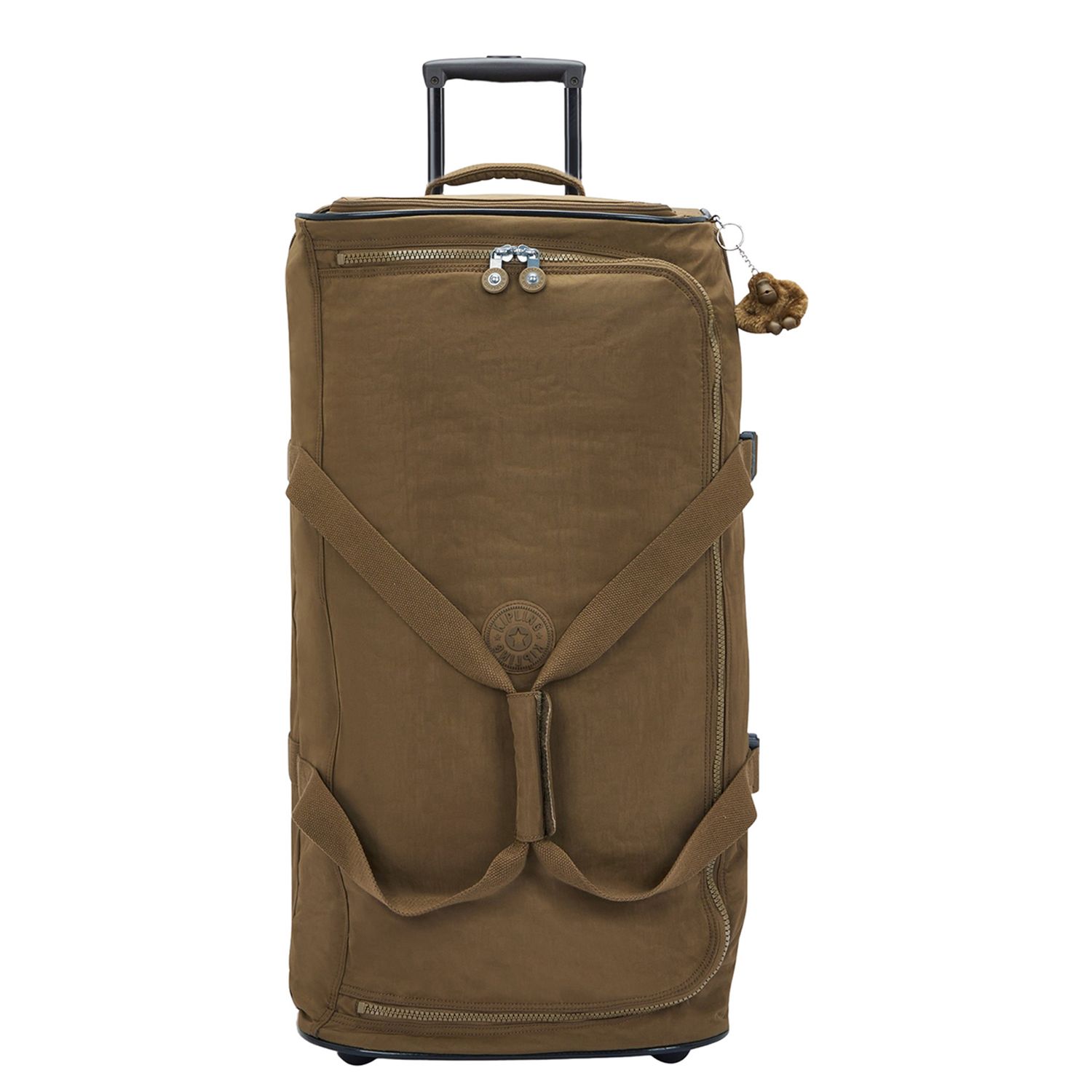 Kipling Teagan L Zachte Koffers khaki en groen