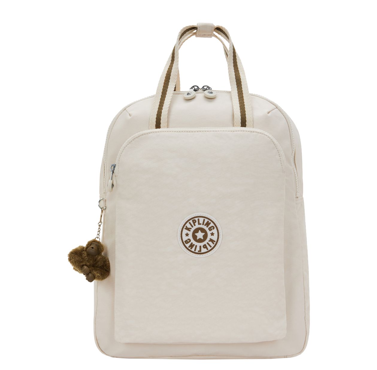 Kipling rugzak beige en bruin