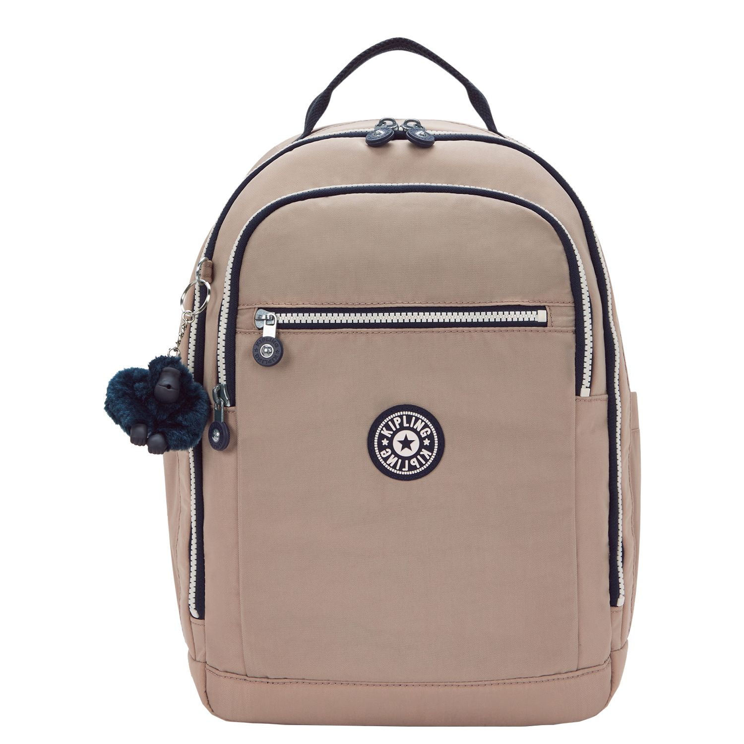 Kipling Seoul rugzak grijs en taupe