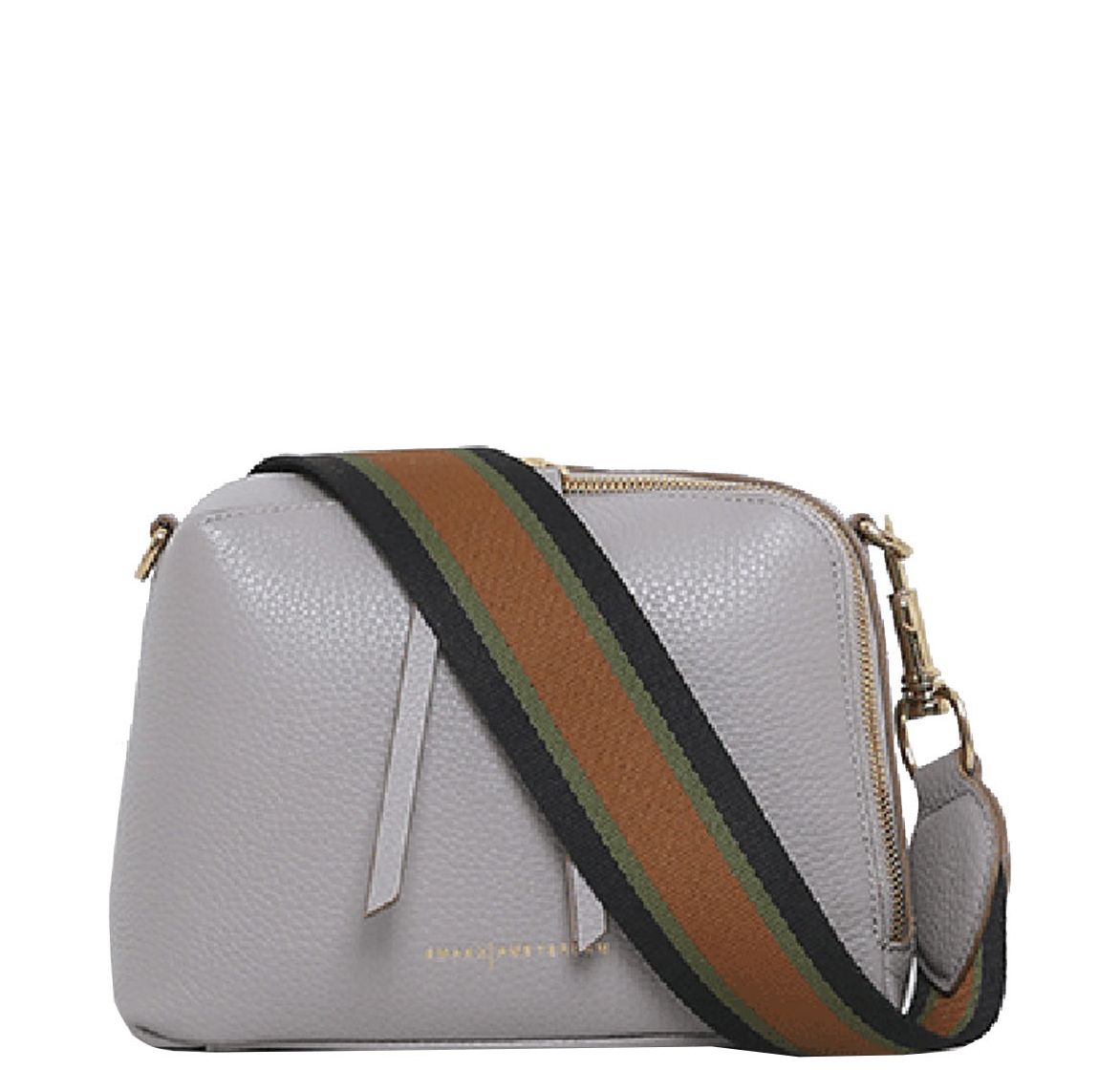 Smaak Amsterdam crossbodytas grijs en taupe